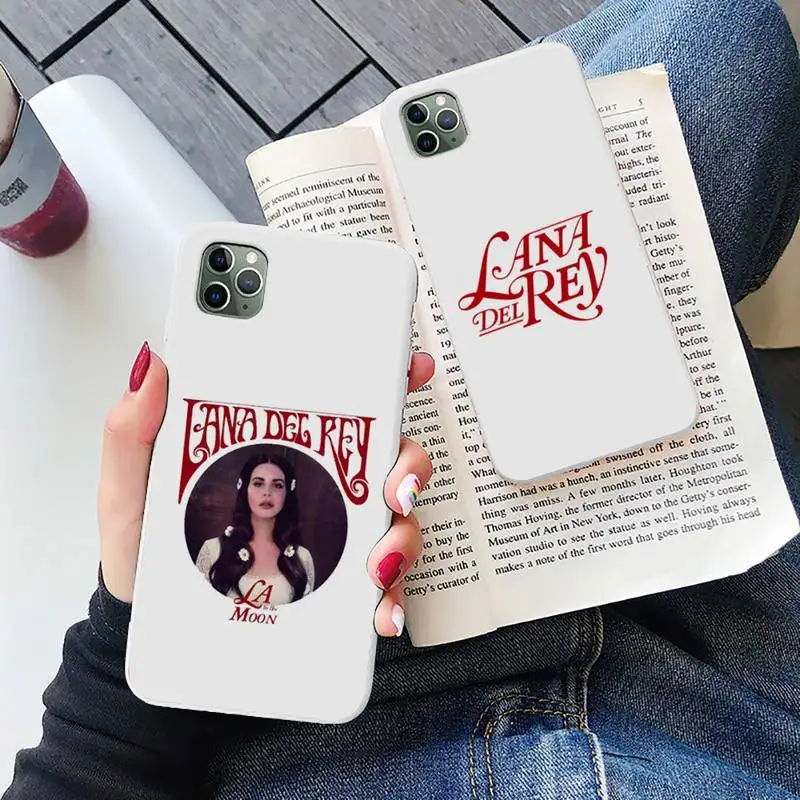 

Lana Del Rey Lust for Life Phone Case Candy Color for iPhone 6 6S 7 8 11 12 XS X SE 2020 XR mini pro Plus MAX mobile bags