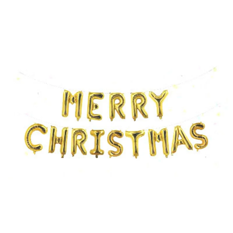 26 Merry Christmas party hotel mall Christmas birthday party celebration decoration Christmas balloon set balloon - Цвет: 26