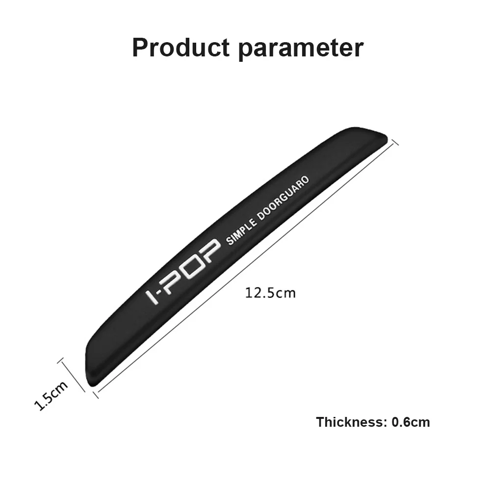 

6Pcs Car Door Edge Protection Guards Buffer Trim Molding Protection Strip Scratch Protector Door Edge Guards Trim Buffer Strips