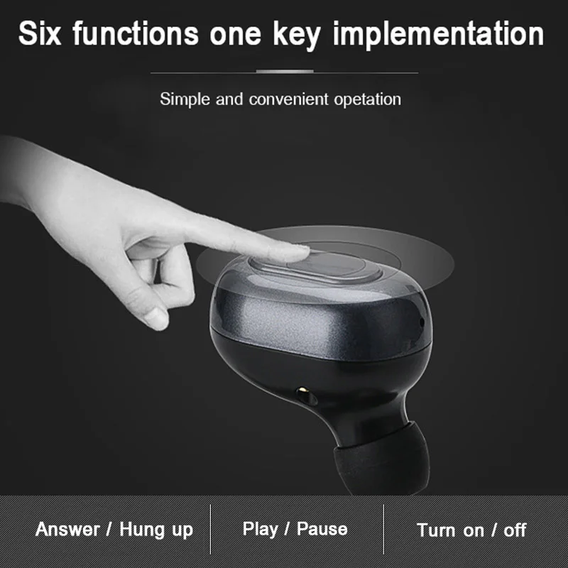 Фото Наушники вкладыши с шумоподавлением деловые bluetooth наушники зарядной док Наушники вкладыши с шумоподавлением деловые bluetooth наушники зарядной док