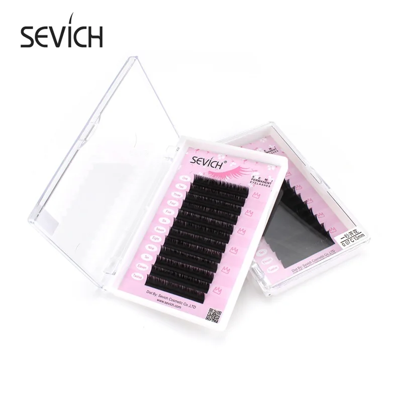 

8-14mm False Eyelashes Length Eyelash Extension Matte Single Round Hair Grafted Eyelash Natural Thick Silk Natural Lashes TSLM1