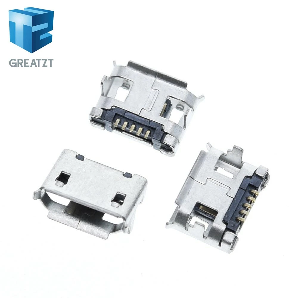 60 шт. = 12 моделей разъем Micro USB GREATZT 5Pin гнездо usb для MP3/4/5 Huawei Lenovo ZTE и других мобильных