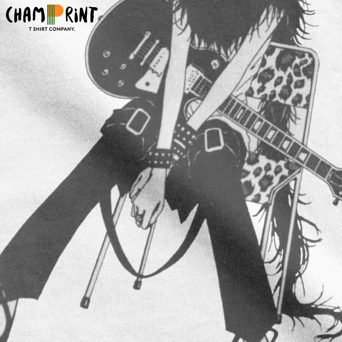 Мужская футболка NANA Osaki Manga черные камни панк-рок музыка аниме одежда хипстерские