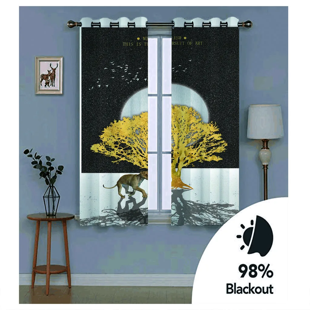 

customize window 3D curtain animal modern curtains for bedroom Parlor Hotel blackout curtains 3D