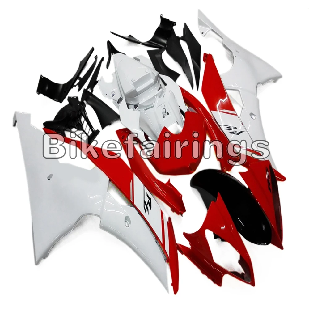 

Sportbike Fairings For Yamaha YZF-600 R6 2008 09 10 11 2012 13 14 15 2016 R6 ABS Injection Plastic White Red Motor Fairing Kit
