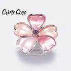 Кольца Cring Coco с эмалью для девушек, модные очаровательные ювелирные украшения из сплава серебра, женские роскошные брендовые регулируемые ювелирные изделия