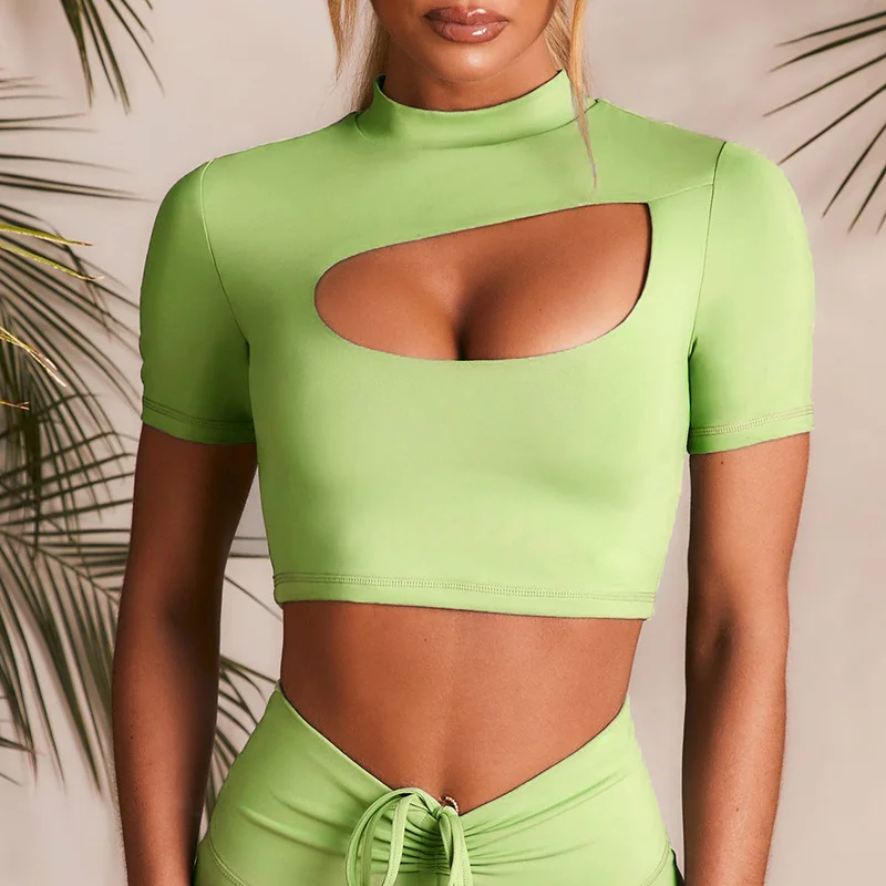 Бесшовный спортивный топ на бретельках бюстгальтер леггинсы спортивные костюмы