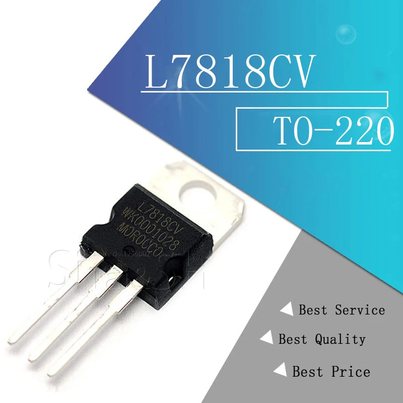 10 шт./лот 7818 L7818 L7818CV TO-220 Трехконтактный регулятор/регулятор на выходе + 18 в новый
