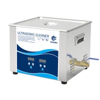 granbo pcb ultrasonic cleaner washer 15l digital degas air bubbles expel medical instruments motorbike parts industry