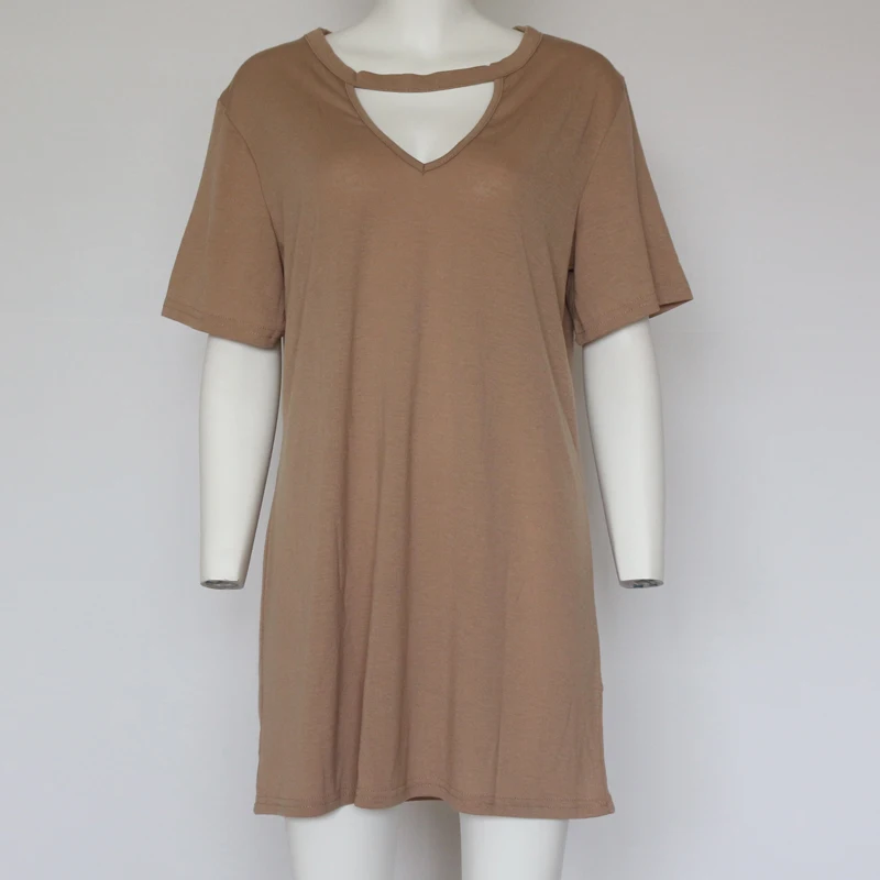 

2020 Women Summer Dress V-neck White Black Mini Sexy Night Party Casual Beach Style Plus Size 3XL tshirt Dresses Vestidos Mujer