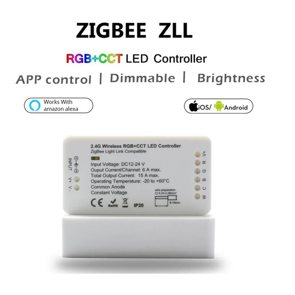 Контроллер светодиодных лент RGB + CCT RGBW WWCW Линейный диммер для освесветильник 50 шт.