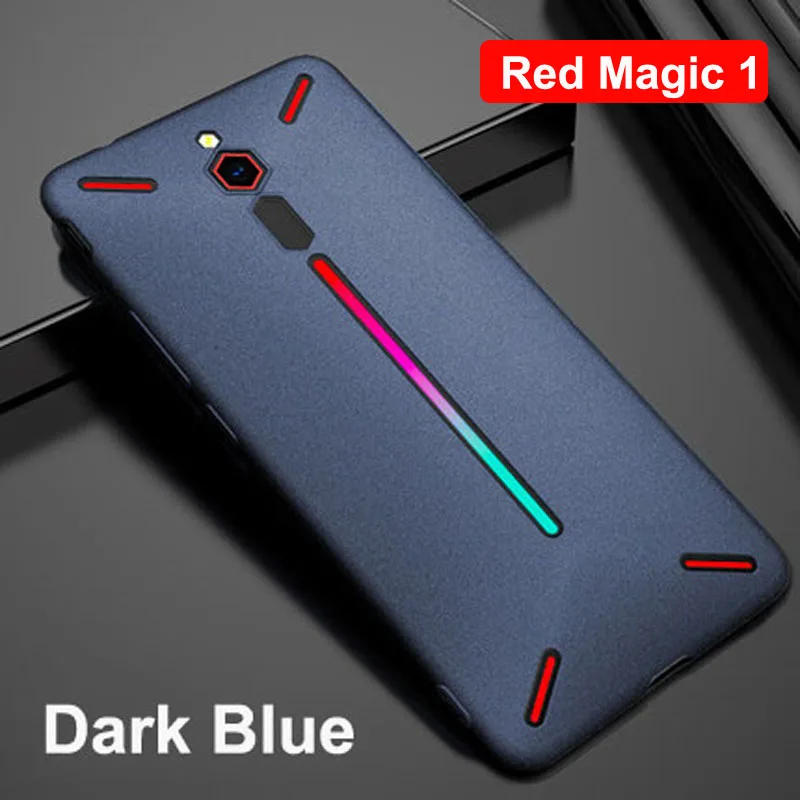 Для zte Nubia Red Magic 1 3 3 s Чехол magic3 Rock sand силиконовый скраб мягкая задняя крышка для red magic 3 s 3 s NX609J NX629J shell - Цвет: Red Magic 1