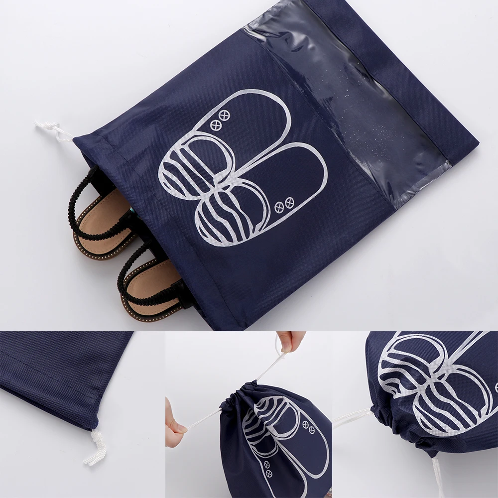 1 шт. водонепроницаемая сумка для обуви путешествия Портативный карман хранения
