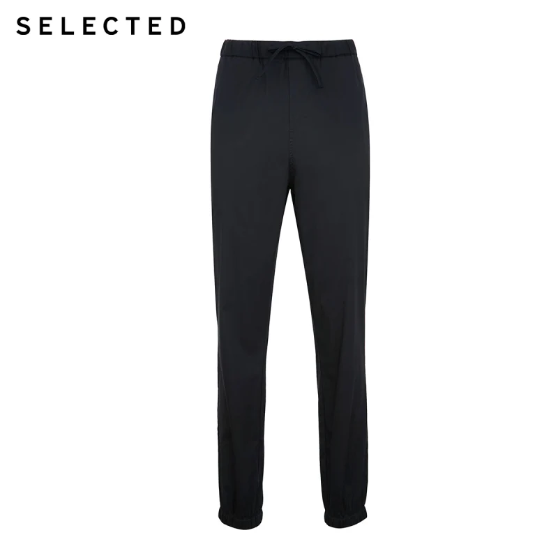 

SELECTED Thin Elastic Waist Casual Trousers Men's Summer Casual Pants S|420214052