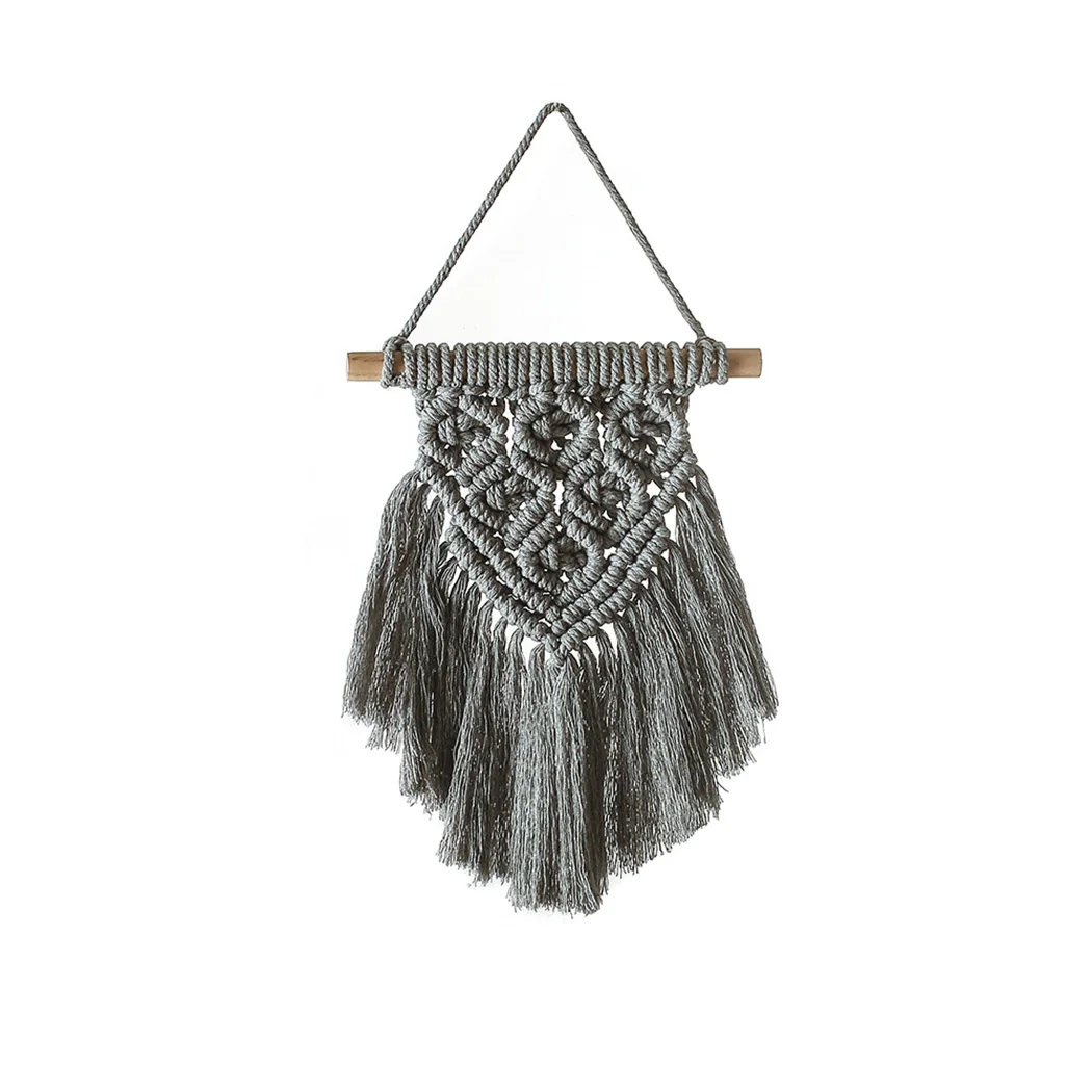 

Nordic Style Tassel Wall Hanging Tapestry Home Daily Bedroom Decoration Woven Tapestry Tassel Wall Hanging New Home Decoration