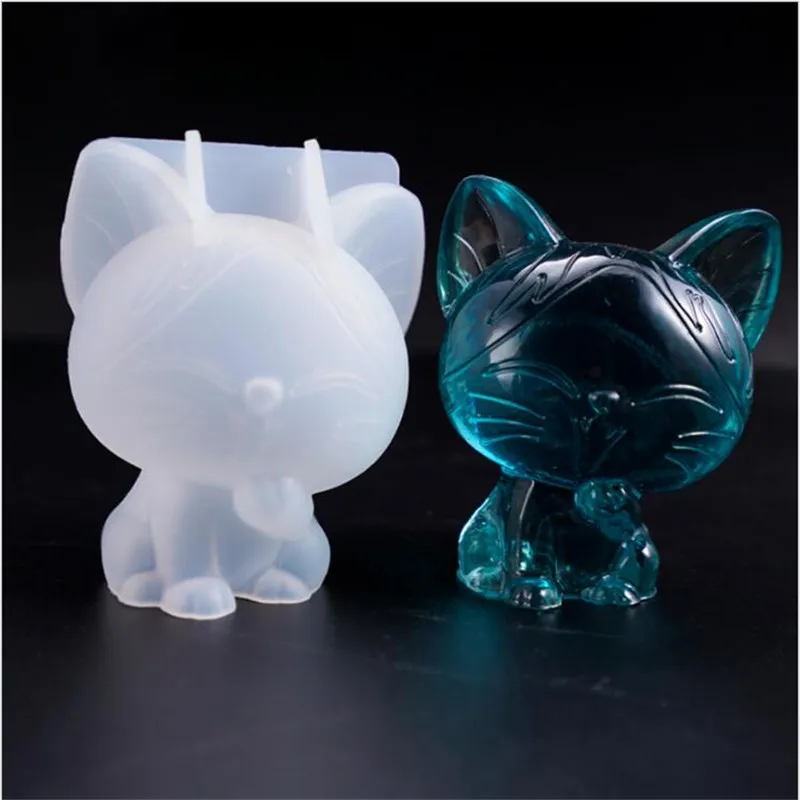 Cat Силиконовые смолы формы нерегулярные подставки литейная форма для кулона