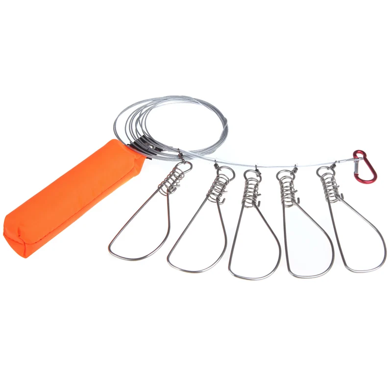 Рыболовный замок с пряжкой из нержавеющей стали для живой рыбы ремень рыболовные