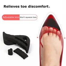 ผู้หญิงส้นสูงนิ้วเท้าปลั๊กใส่รองเท้าด้านหน้า Filler Cushion Pain Relief Protector อุปกรณ์เสริม Forefoot Pad ฟุตครึ่ง Insoles 1ค...