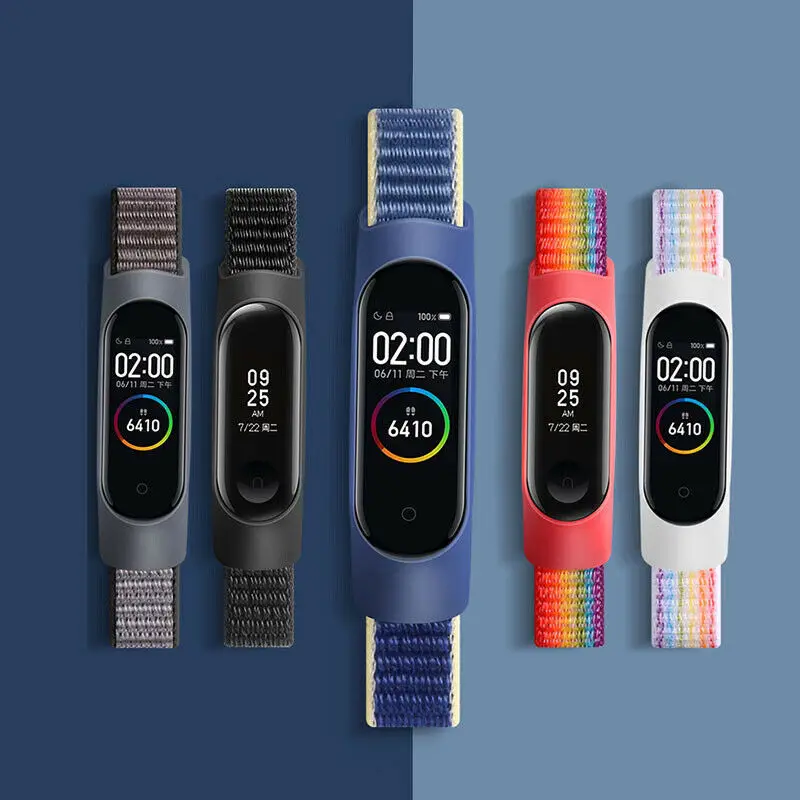 

Ремешок нейлоновый для смарт-часов Xiaomi Mi Band 3/4/5/6