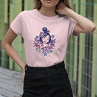 Дисней Мулан мультфильм печать челнока Kawaii четыре сезона женские футболки в стиле Харадзюку модные футболки с рисунком женский комфорт