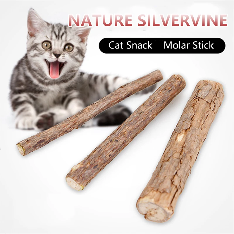 

Multiple Packs Of Nature Matatabi Cat Nip Snacks Chew Catnip Toys Actinidia Polygama Stick Tooth Molar Cats Products For Pets