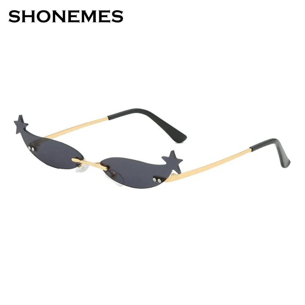 

Модные зеркальные солнцезащитные очки со звездами женские уличные солнцезащитные очки винтажный дизайн маленькая оправа оттенки