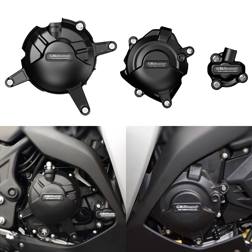 

Чехол для защиты двигателя мотоцикла, Чехол Для GB Racing, чехол для YAMAHA R3 2015-2019 и детской модели 2015-2019 и R125 2014-2019