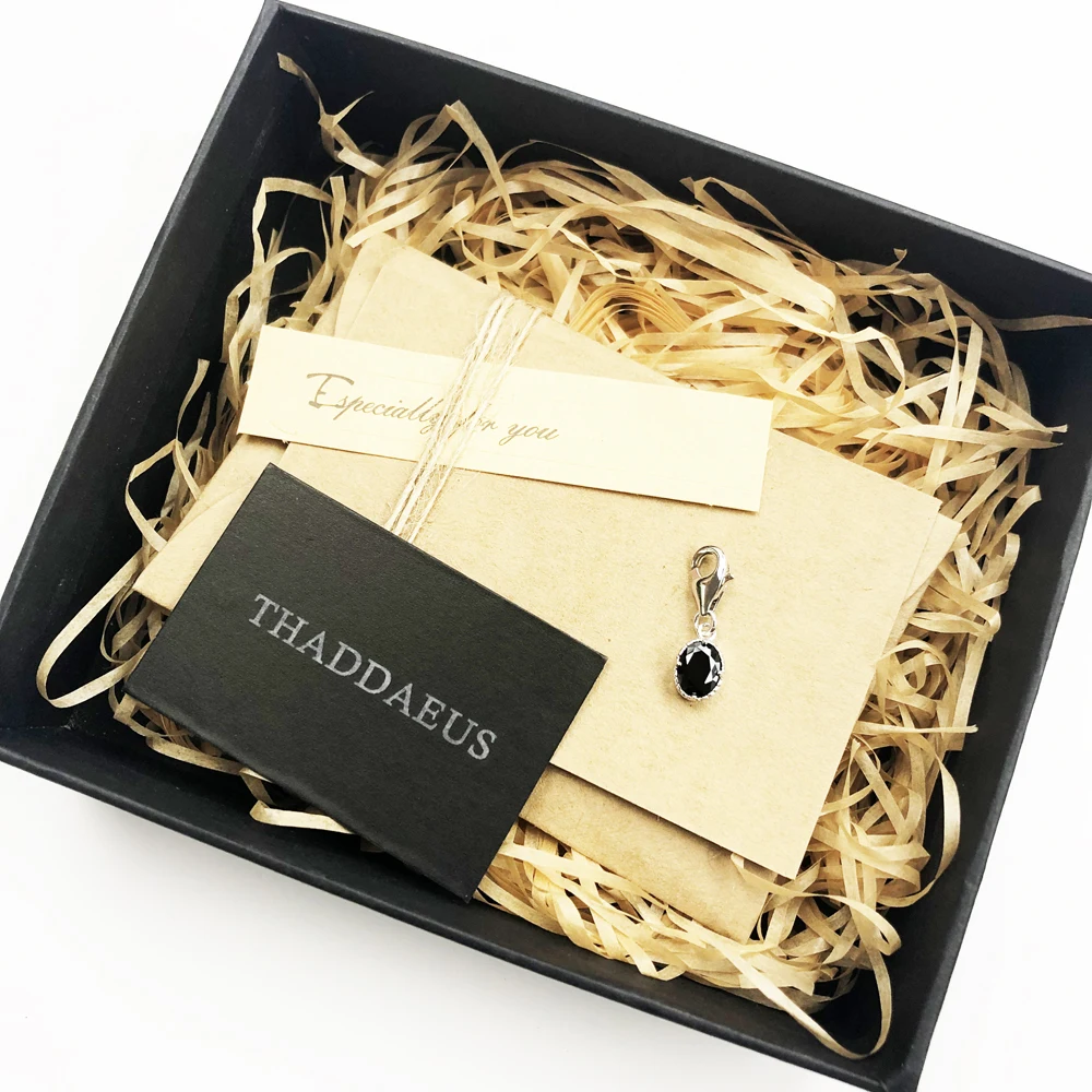 

Charm Pendant Black Oval,2019 Autumn Vintage Look Europe Jewelry For Women Men Trendy Gift In 925 Sterling Silver Fit Bracelet