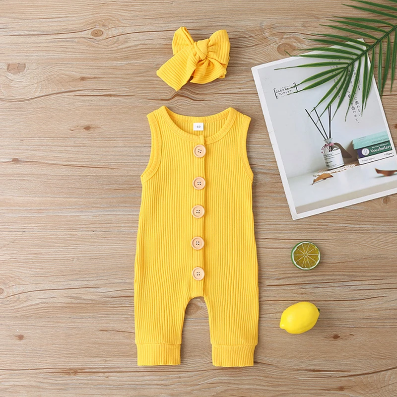 

Malapina 2020 Newborn Baby Girls Clothes sleeveless Onesie Romper Jumpsuit Overalls Infant Cotton Outfit Toddler Costume