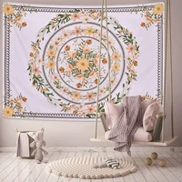 sun flower tapestry mandala hippie wall mounted pink mystery tapestry bedroom living room 150x200cm