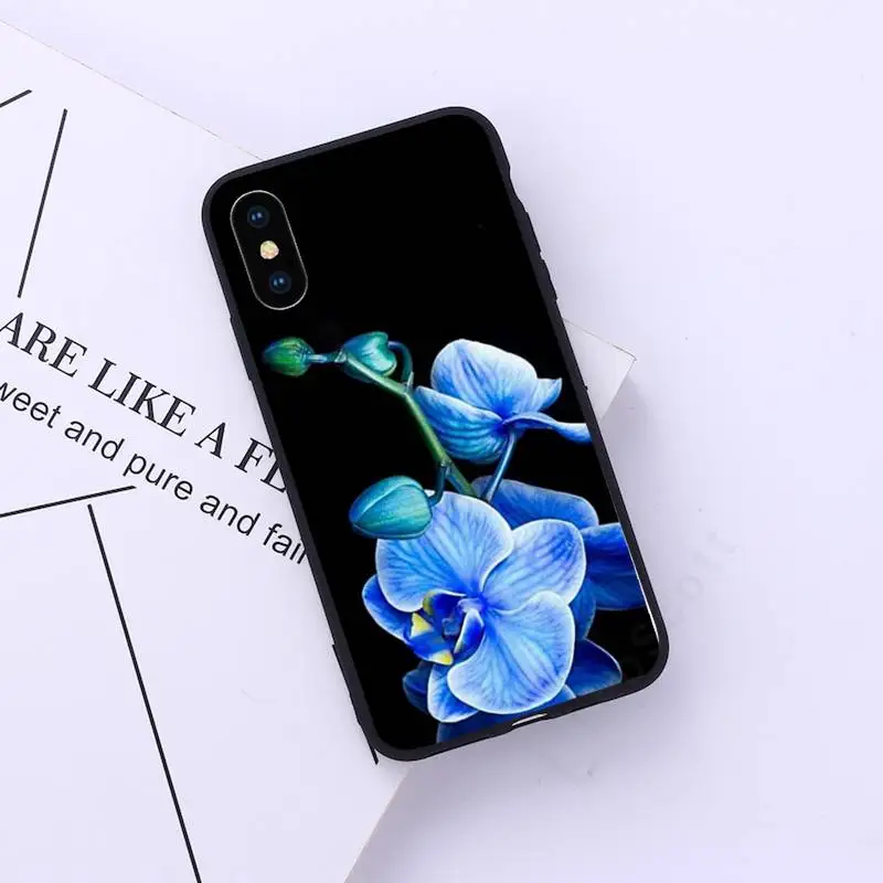 

Orchid Flowers Colorful Phone Case for iPhone 11 12 pro XS MAX 8 7 6 6S Plus X 5S SE 2020 XR