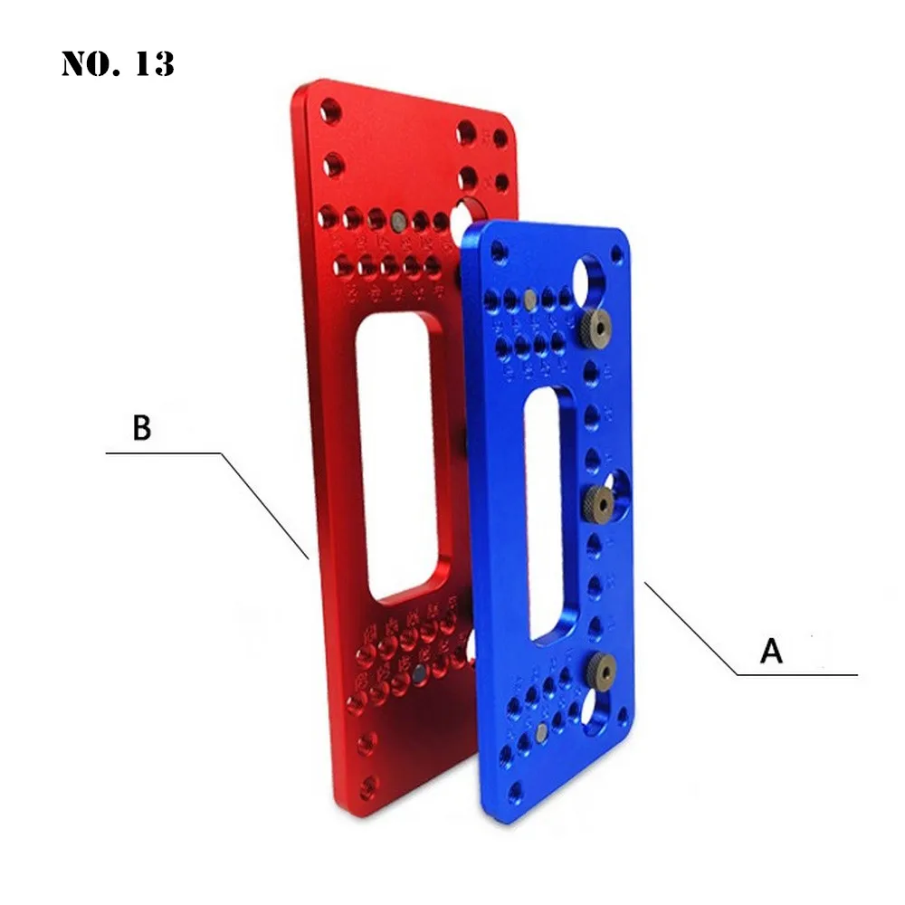 

Aluminum Installation Jig Locator Wardrobe Door Cabinet Locator Woodworking Handle Puncher Sucker DIY Woodworking Drilling