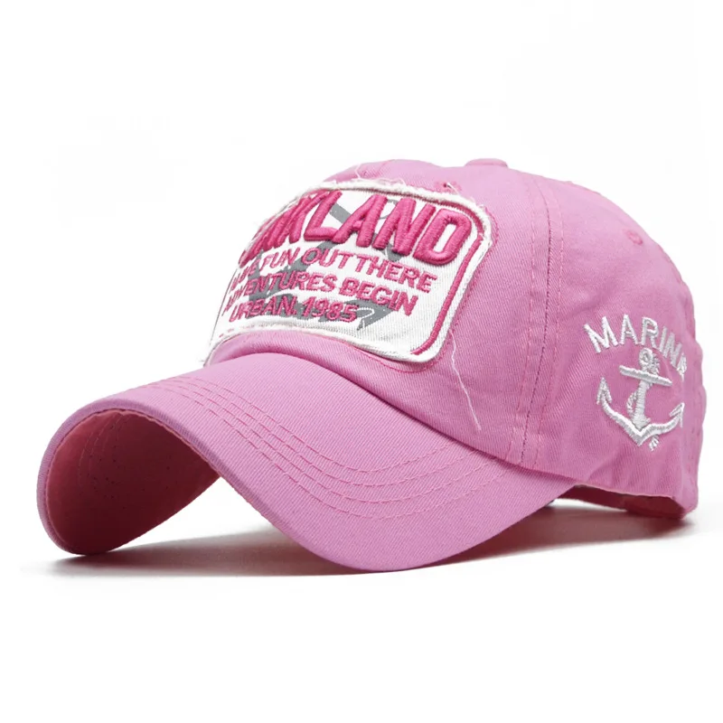 New Letter OAKLAND Embroidered Baseball Cap Ladies Wild Dad Hat Men's Casual Bone | Аксессуары для одежды