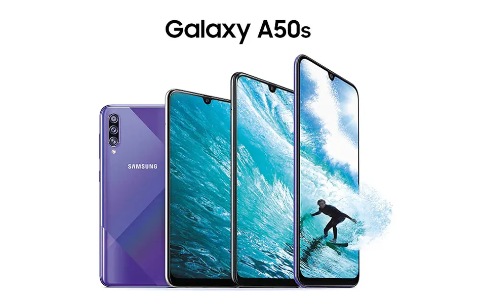 Мобильный телефон samsung Galaxy A50s A507FN/DS с двумя sim-картами, 6 ГБ ОЗУ, 128 Гб ПЗУ, четыре ядра, 6,4 дюймов, 2340x1080 p, 4000 мАч, NFC, Android