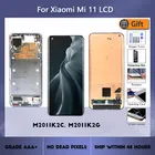 ЖК-дисплей AMOLED 6,81 дюйма для Xiaomi Mi 11 M2011K2C M2011K2G, ЖК-дисплей с сенсорной панелью в сборе, дигитайзер для Xiaomi 11, сменный экран