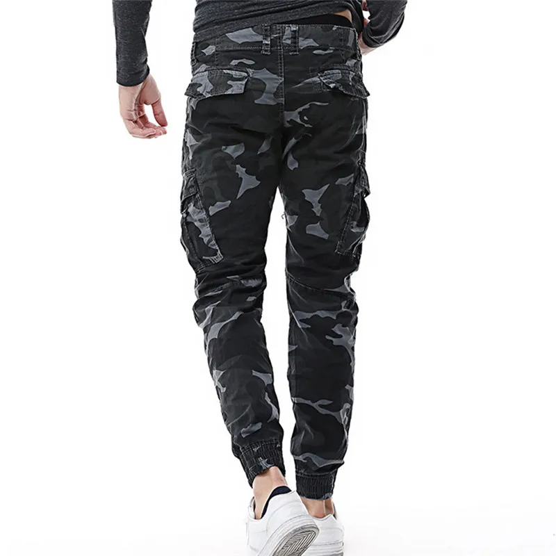 Мужские повседневные штаны осень зима камуфляж Jogger Camo спортивная одежда