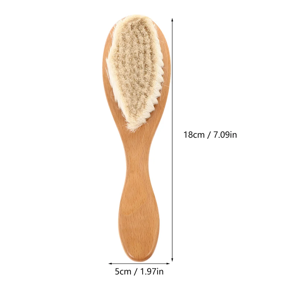 

2 Pcs Children Wood Hair Brush Cleaning Comb For Showering Hairdressing