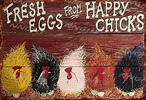 

Chicken Coop Sign Large Rustic Country Sign Hens Roosters Farm Sign Chicken Coop Decor Chicken Coop Decor Tool Tin Sign