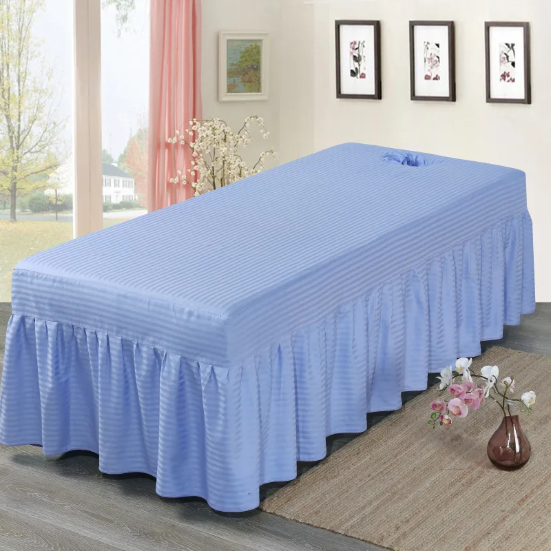 Красота салон покрывало с отверстием для массажа тела простыней на кровать