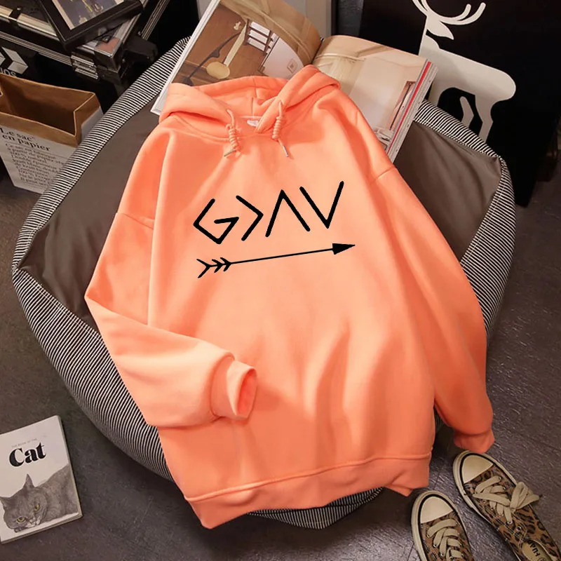 Милые толстовки для женщин свитшоты с капюшоном забавным принтом стрелы пуловер