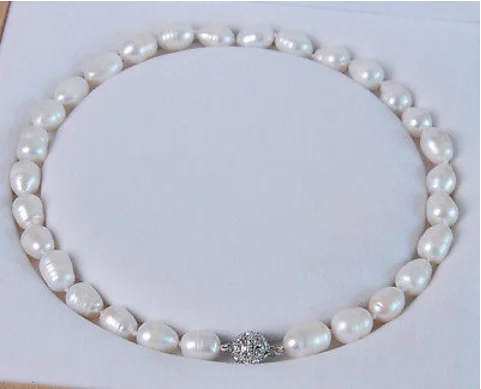 Горячая Распродажа большая 11 13 мм ожерелье из натурального белого