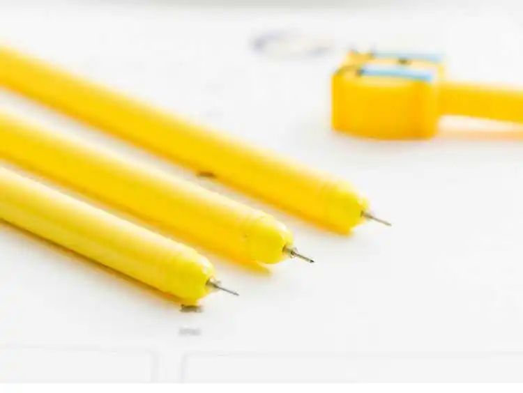 Корейский кавайный милый мультипликационная гелевая ручка смайлик черные