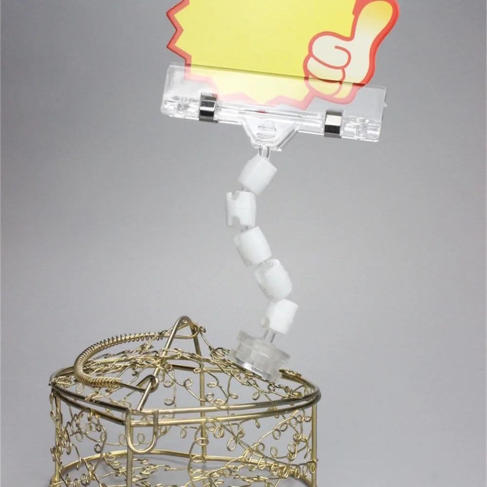 20 шт. универсальный магнитный зажим поп ценник тег значок держатель для этикеток