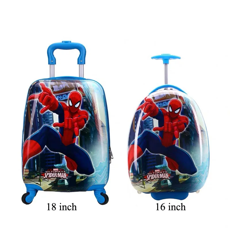 Cartoon suitcase 16/18 дюймов, детский мультяшный багаж на колесиках, детский дорожный костюм, чехол на колесиках, багаж для детей, подарок, жесткий чехол, чехол для костюма - Цвет: Cartoon suitcase