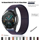 Нейлон StrapFor Huawei часы GT 2 Pro 2e20 мм22 мм Наручные Ремни для спорта ремешки для часов huawei GT 2 42 мм 46 мм петля браслеты