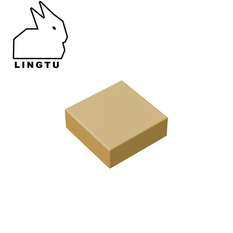 LINGTU строительный блок для бренда Fro Lego 3070 1x1 плитка Развивающие детские