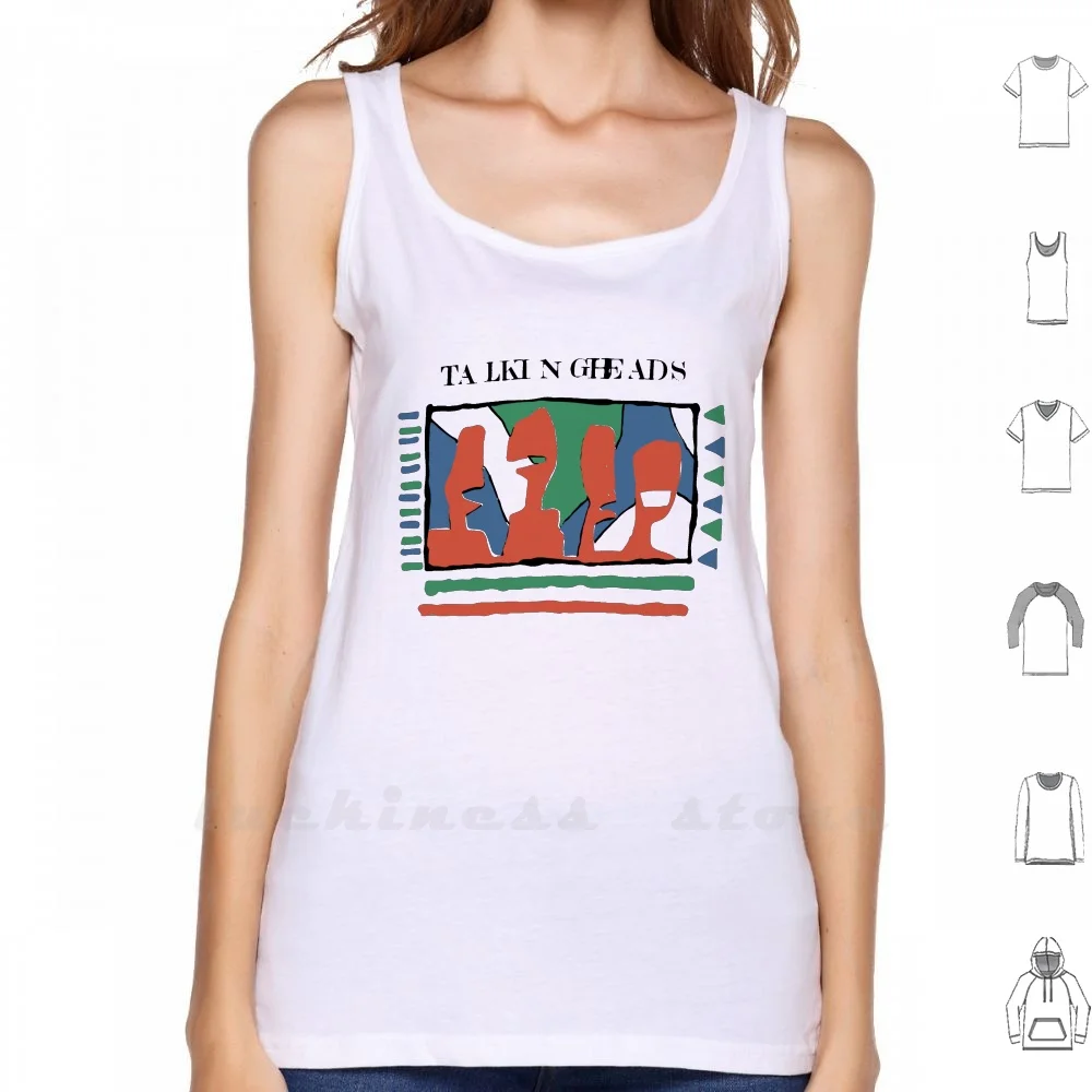 Говорящие головки 90s-говорящие на языках-желтая искусственная безрукавка