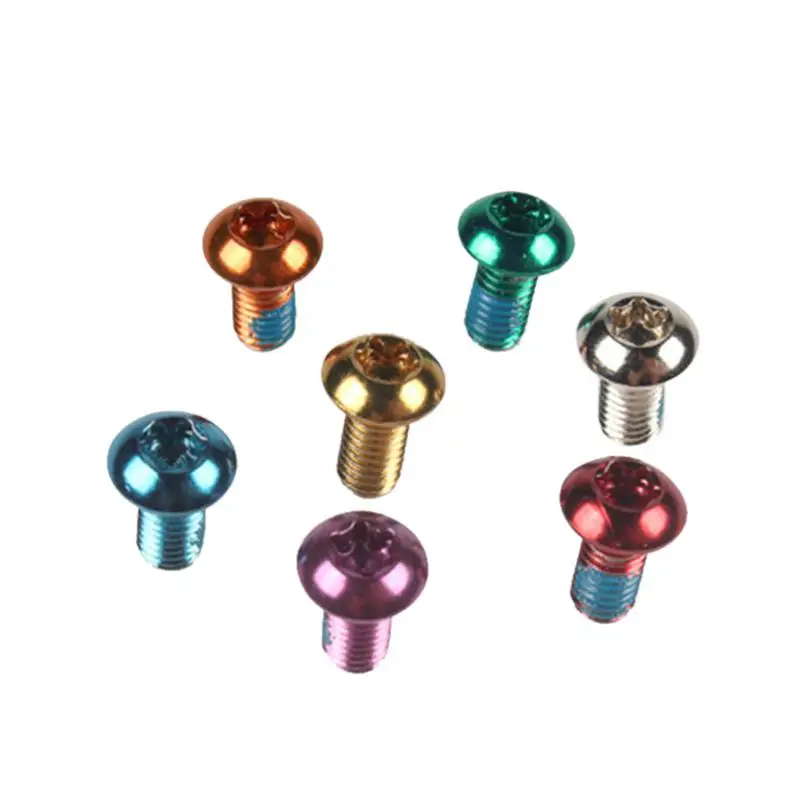 12 шт. M5x10mm дисковые тормоза для дорожного и горного велосипеда винты гайки Torx T25