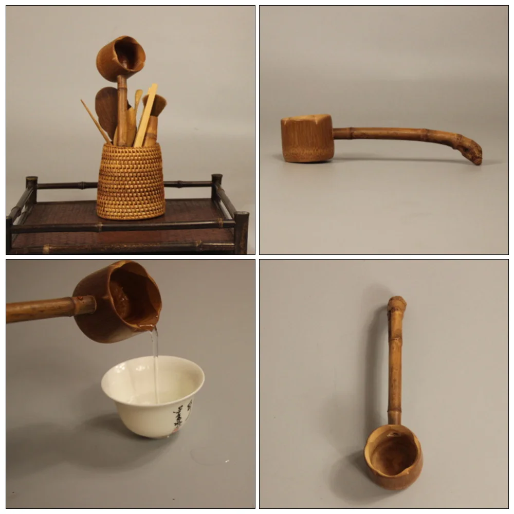 

Bamboo Root Water Ladle Long Handle Water Ladle Professional Water Ladle