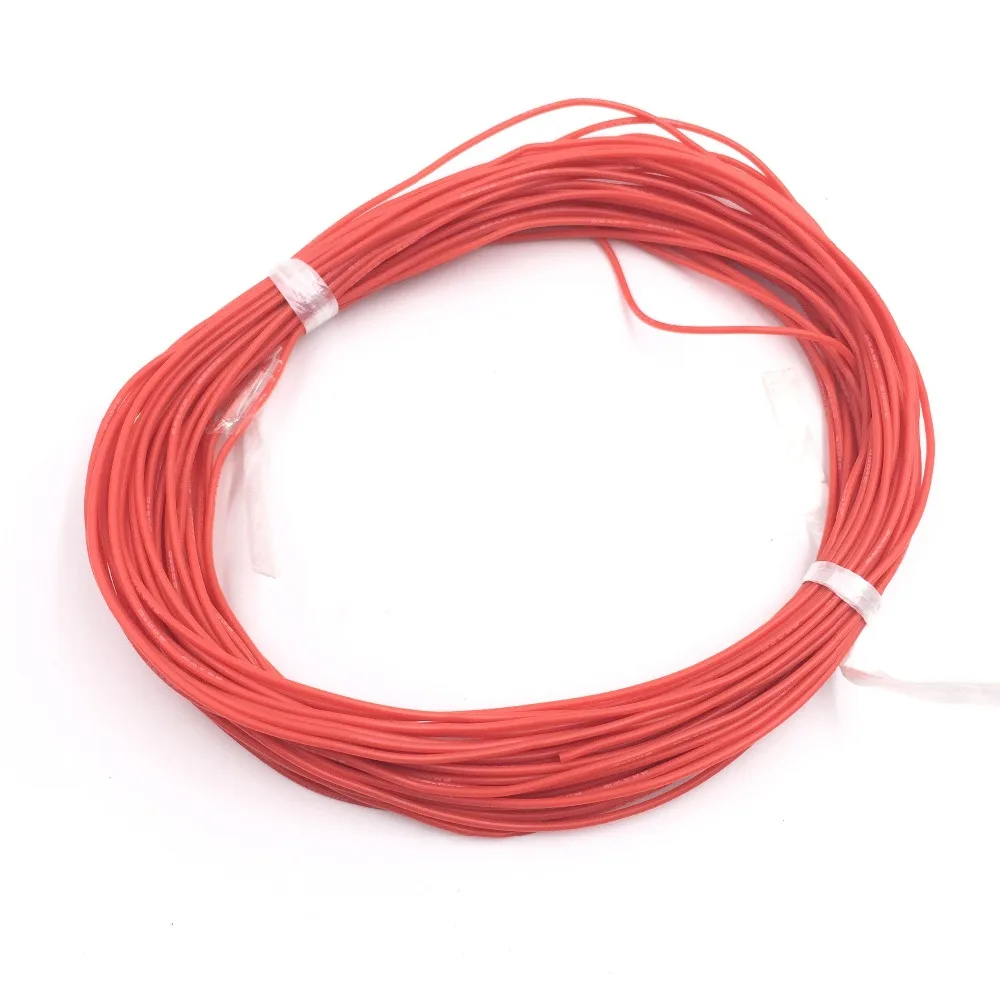 5 м/лот 22AWG силиконовый провод Ультра гибкая тестовая линия Силикагель кабель высокая температура провода мягкая Луженая Медь модель проводника